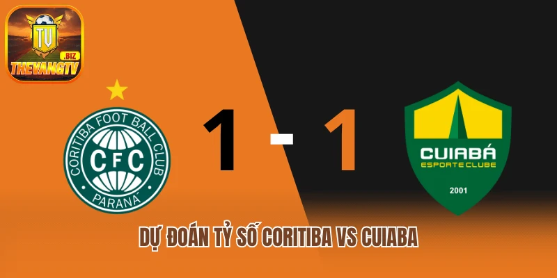 Dự đoán tỷ số Coritiba vs Cuiaba